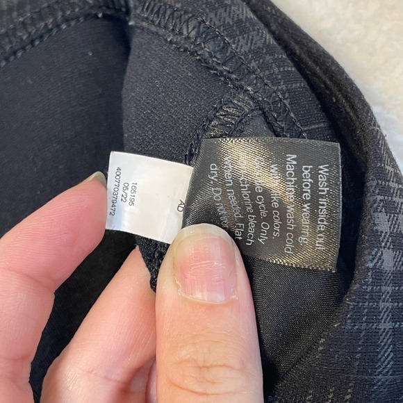 Simply Vera Wang Skinny Plaid Pants Size M Mid Rise Stretch Casual Workwear - Picture 7 of 9